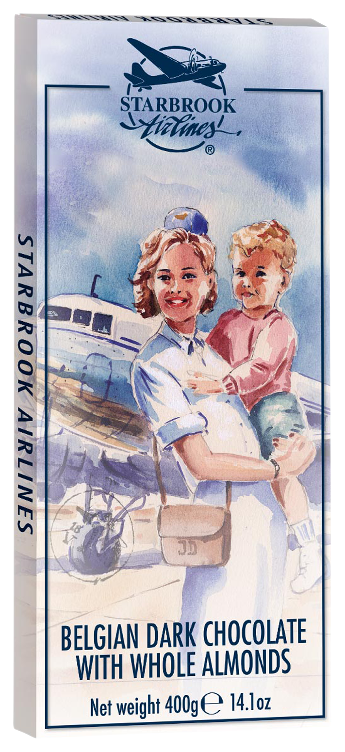 Bild: Starbrook Chocolate Dark Almond 400g Travel Exclusive