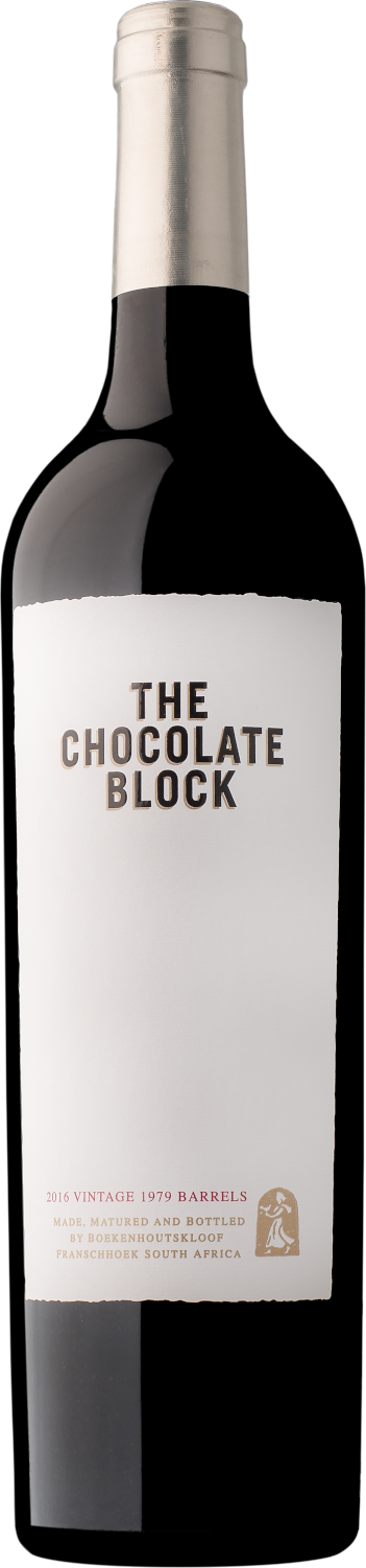 Eine Flasche Rotwein Boekenhoutskloof Chocolate Block