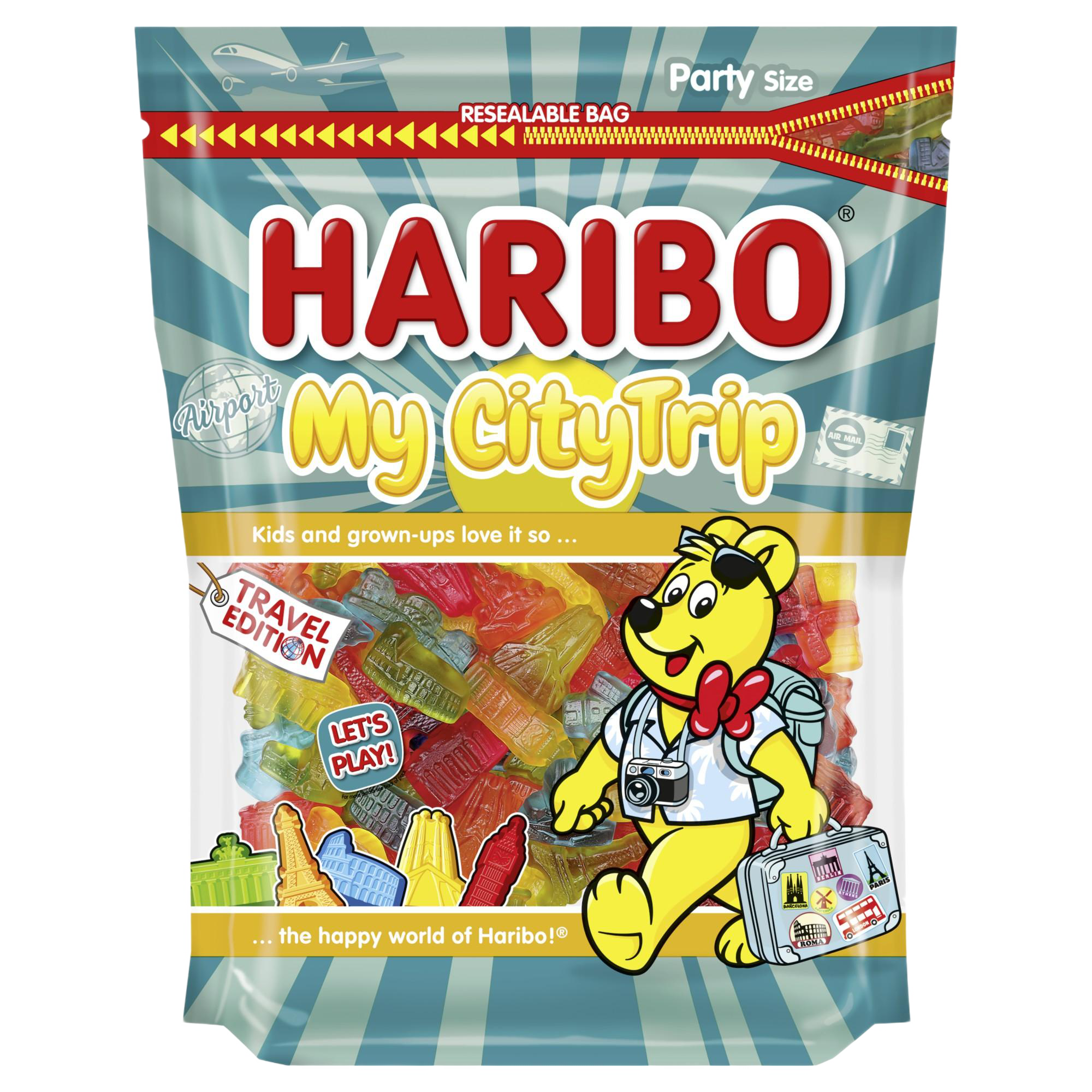Bild: Haribo "My City Trip" 700g Beutel Travel Retail Exclusive