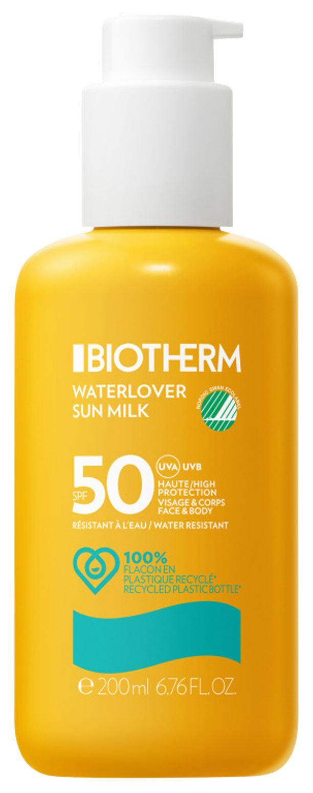 Bild: Biotherm Waterlover Sunmilk SPF 50 im Spender 200ml