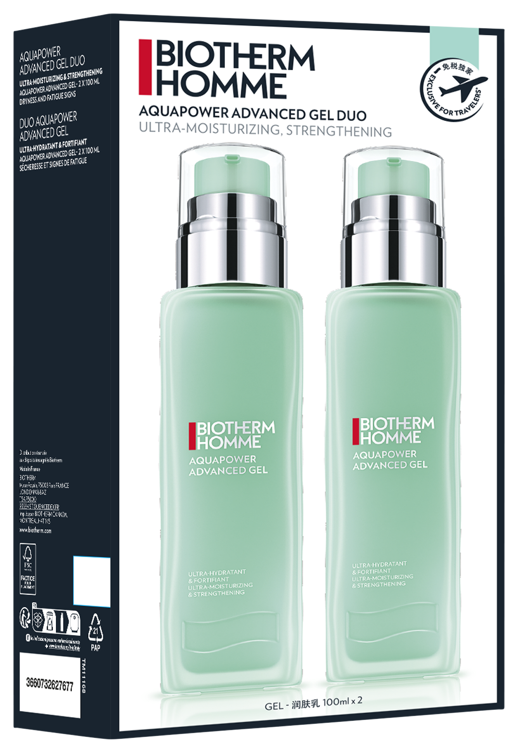 Bild: Biotherm Homme Gesichtspflege Duo Travel Retail Exclusive