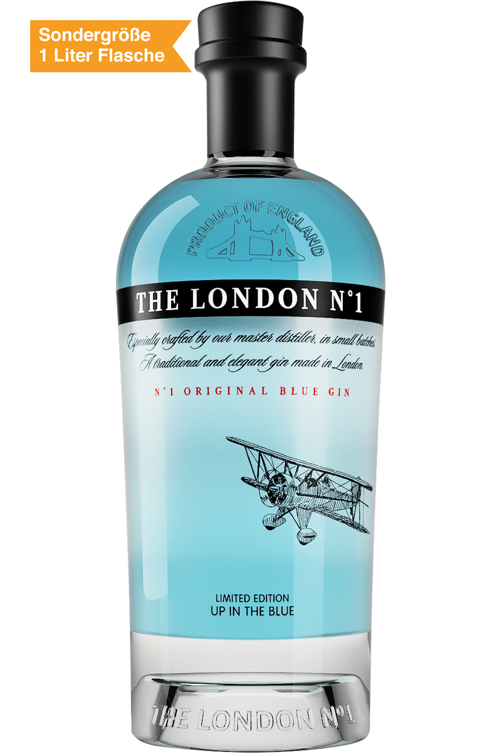 Bild: The London Nº1 Original Blue Gin 1 Liter Flasche
