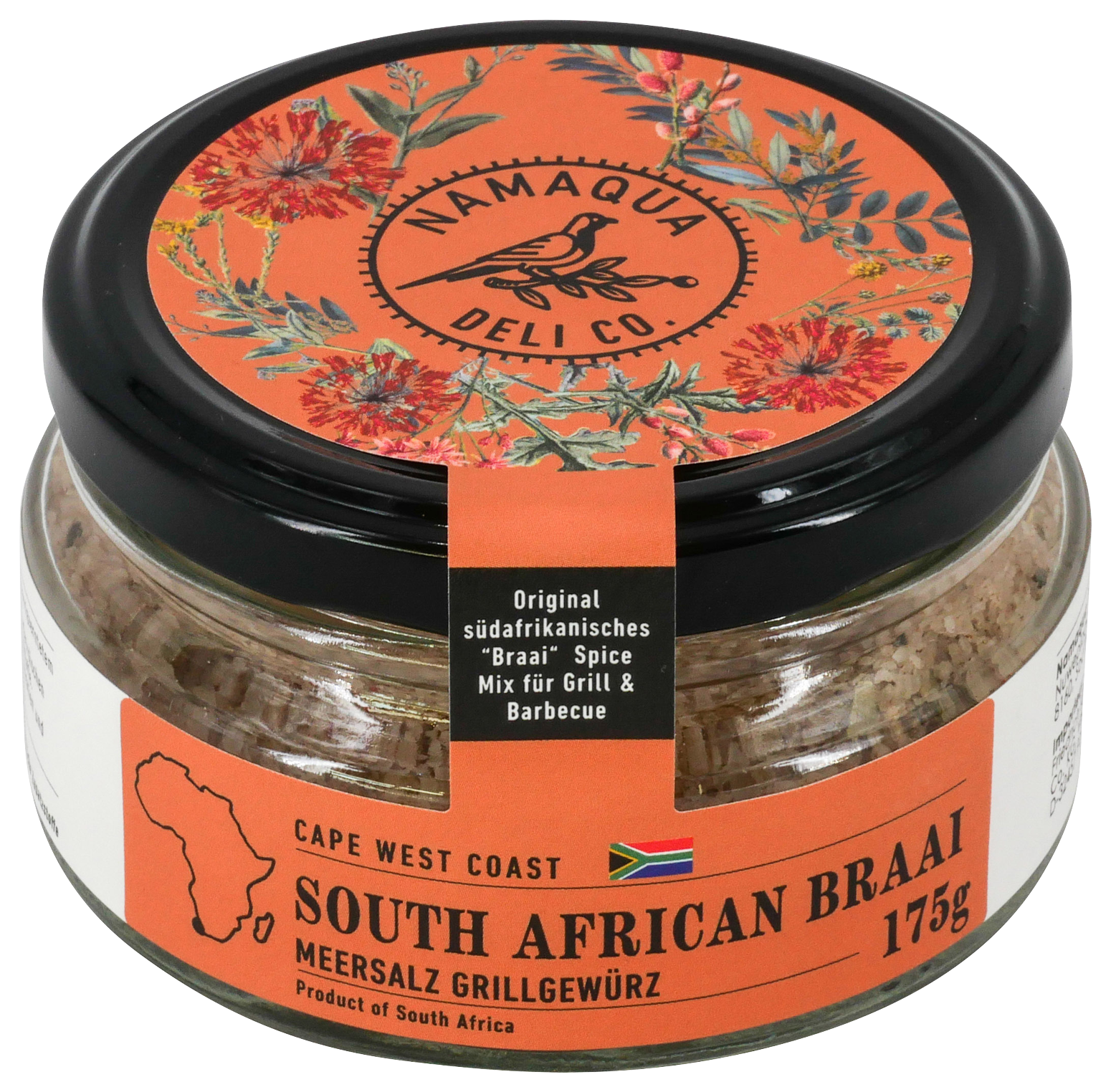 Bild: Namaqua Grillgewürzsalz Braai, 175g