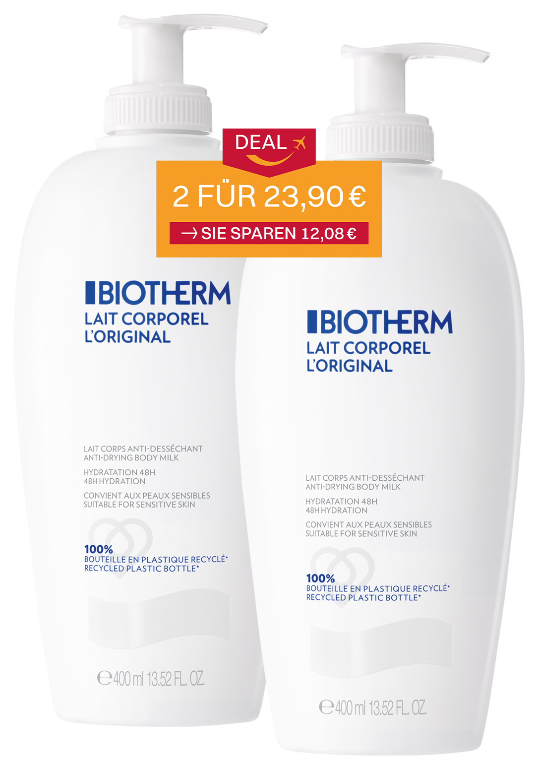 Bild: Biotherm Moisturizing Lait Corporel, Anti-Drying Body Milk, 400ml