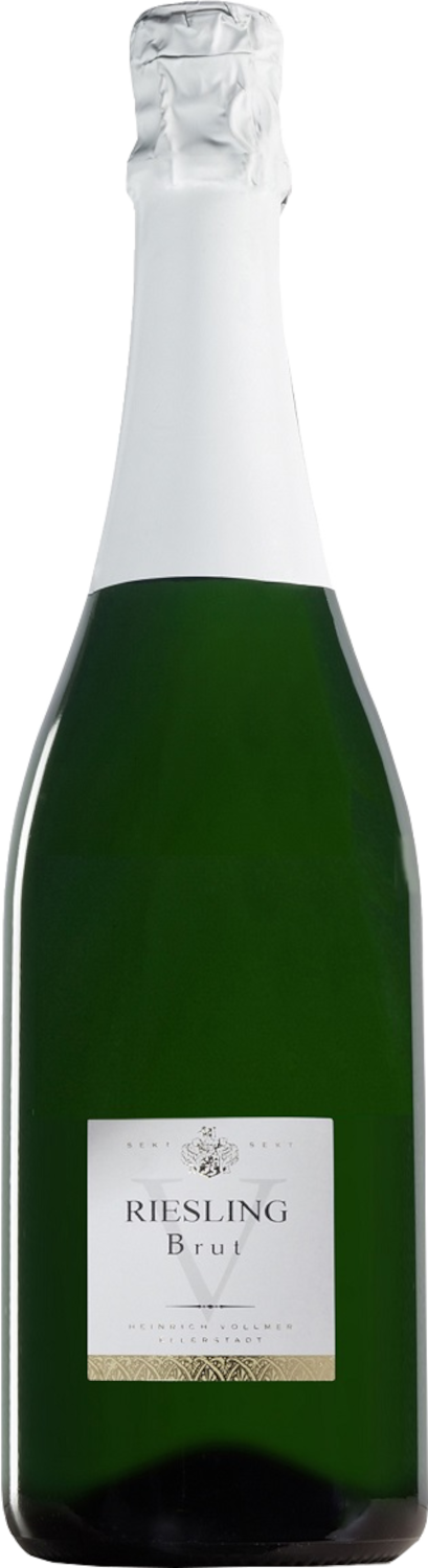 Eine Flasche Vollmer Riesling Deutscher Sekt b.A. brut