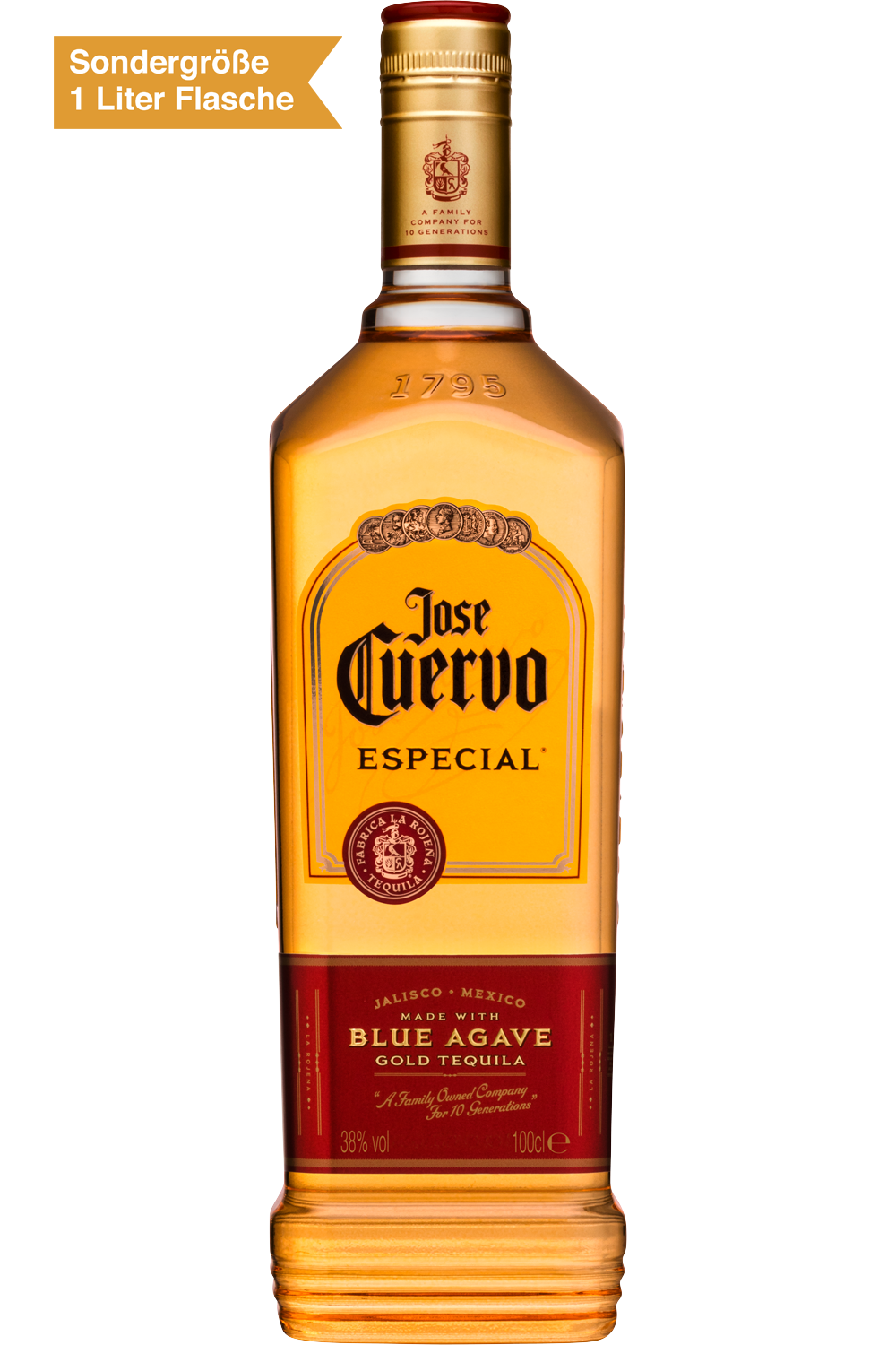 Bild: José Cuervo Especial Reposado Tequila 1 Liter Flasche