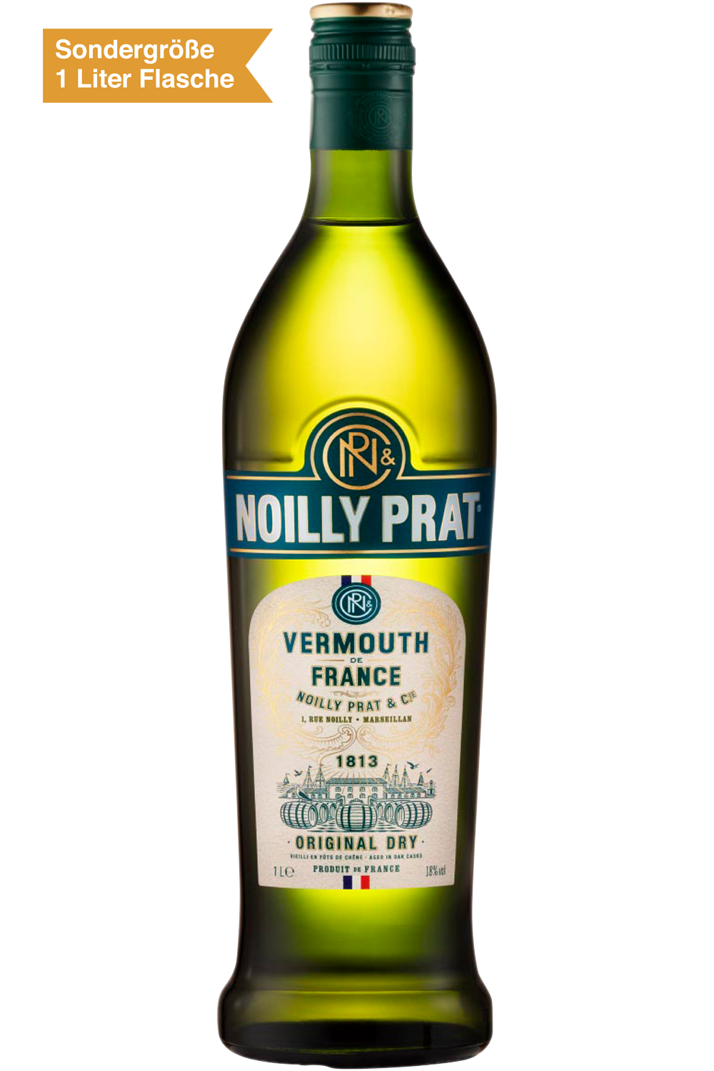Bild: Noilly Prat Vermouth 1 Liter Flasche