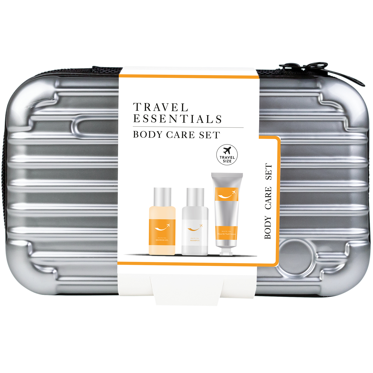 Bild: Accentra Reiseset Travel Essentials in Hardcase-Etui silber