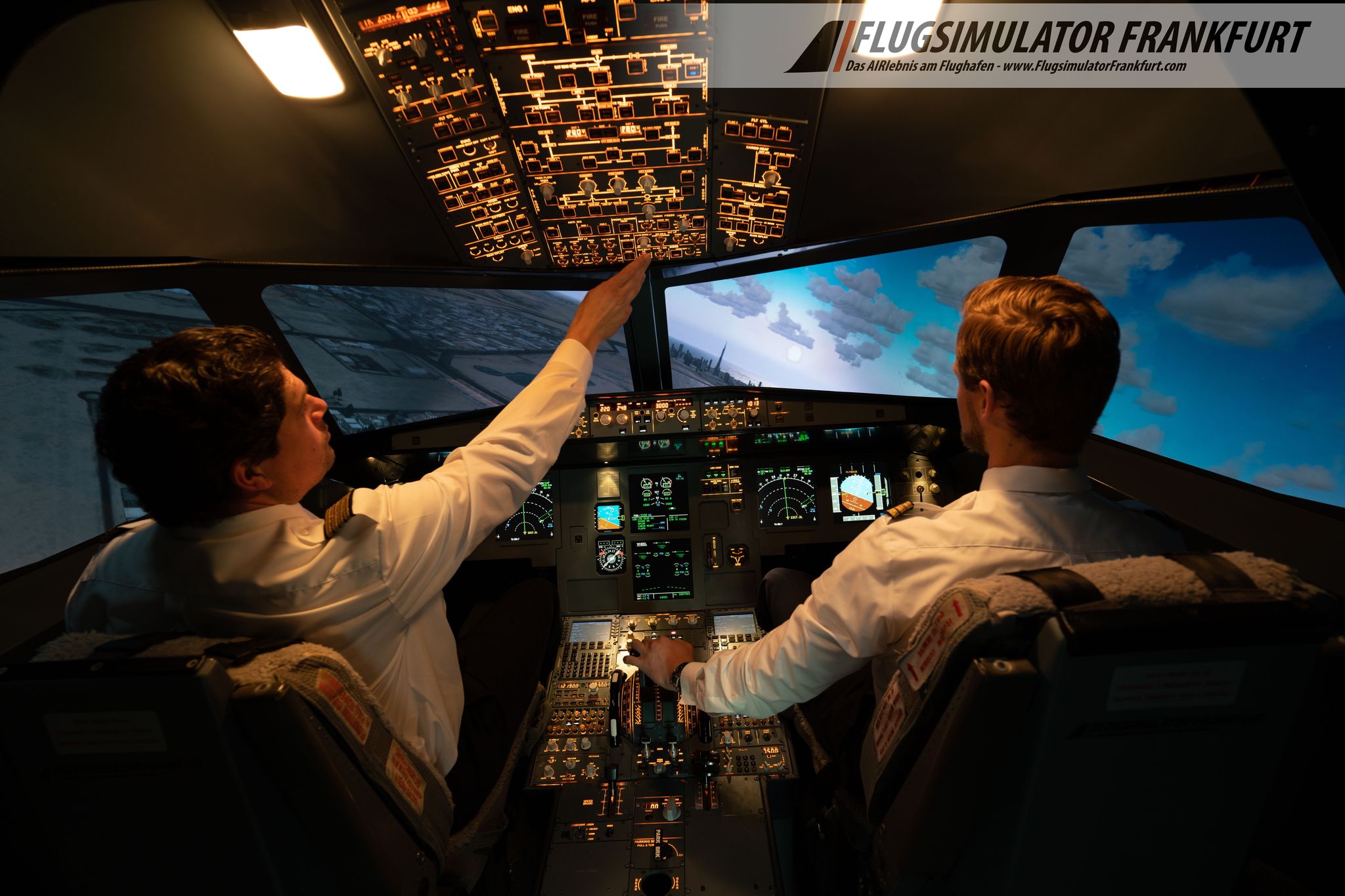 Gutscheine für Flugsimulator Flüge im A320 und B737 in Frankfurt