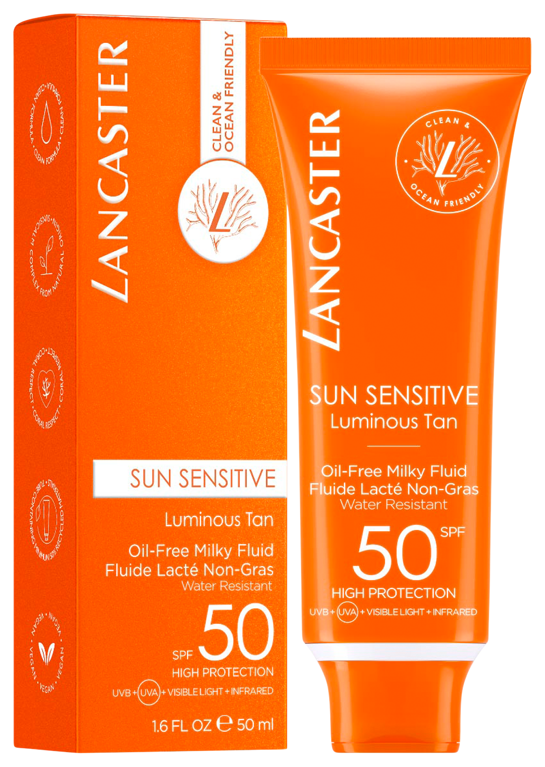 Bild: Lancaster Sun Care Oil Free Milky Fluid SPF 50, 50ml