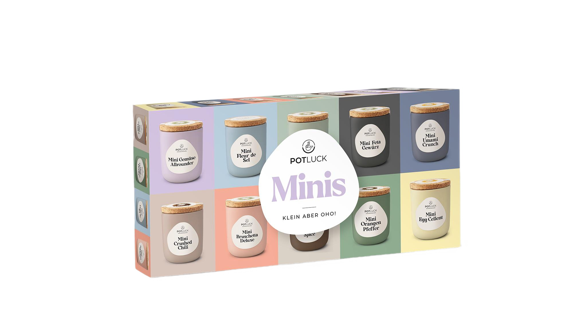 Potluck 10er Mini-Set – vielseitiges Mini-Geschirrset für unterwegs oder Zuhause, jetzt im...