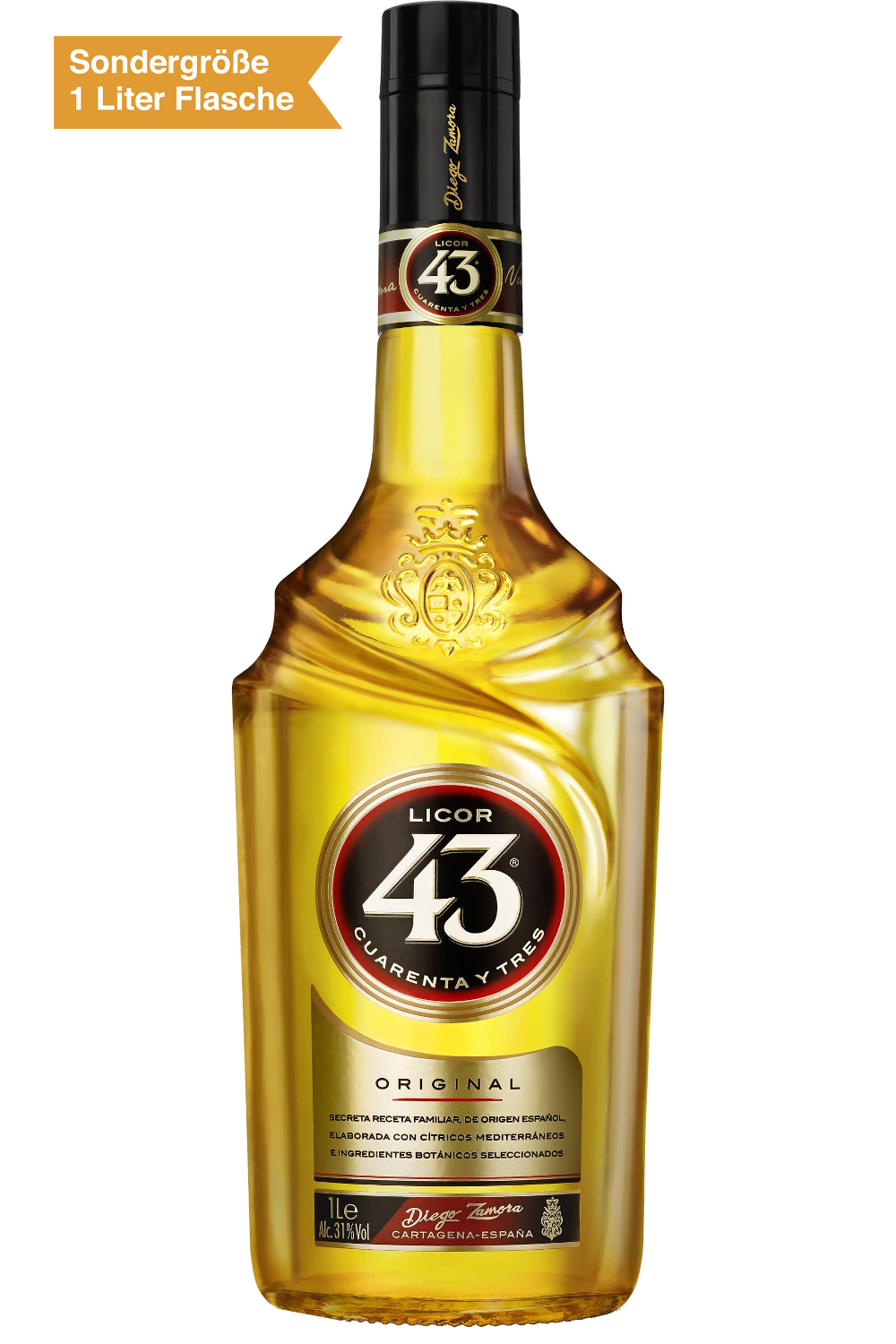 Bild: Licor 43 1 Liter Flasche
