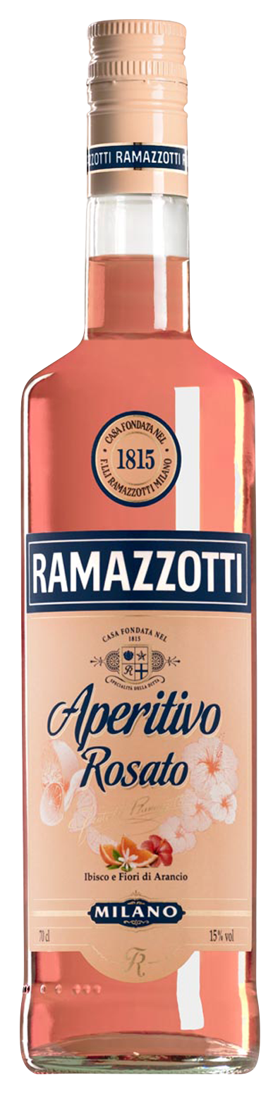 Bild: Ramazzotti Aperitivo Rosato, 15% Vol. 1 Liter Flasche