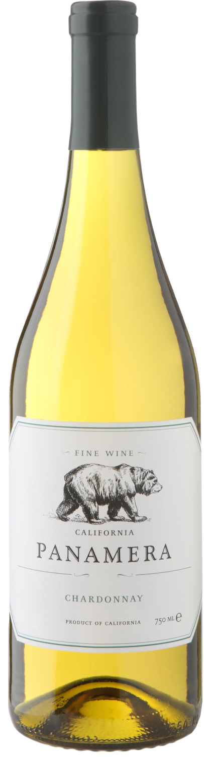 Eine Flasche Weißwein PANAMERA Chardonnay