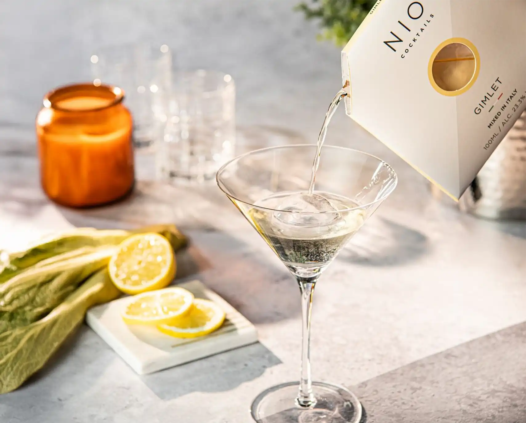 NIO Cocktail Gin Gimlet