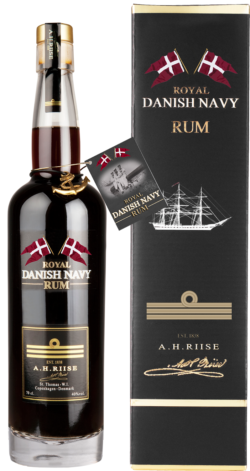 Bild: A.H. Riise Royal Danish Navy Rum (in Geschenk-Packung)