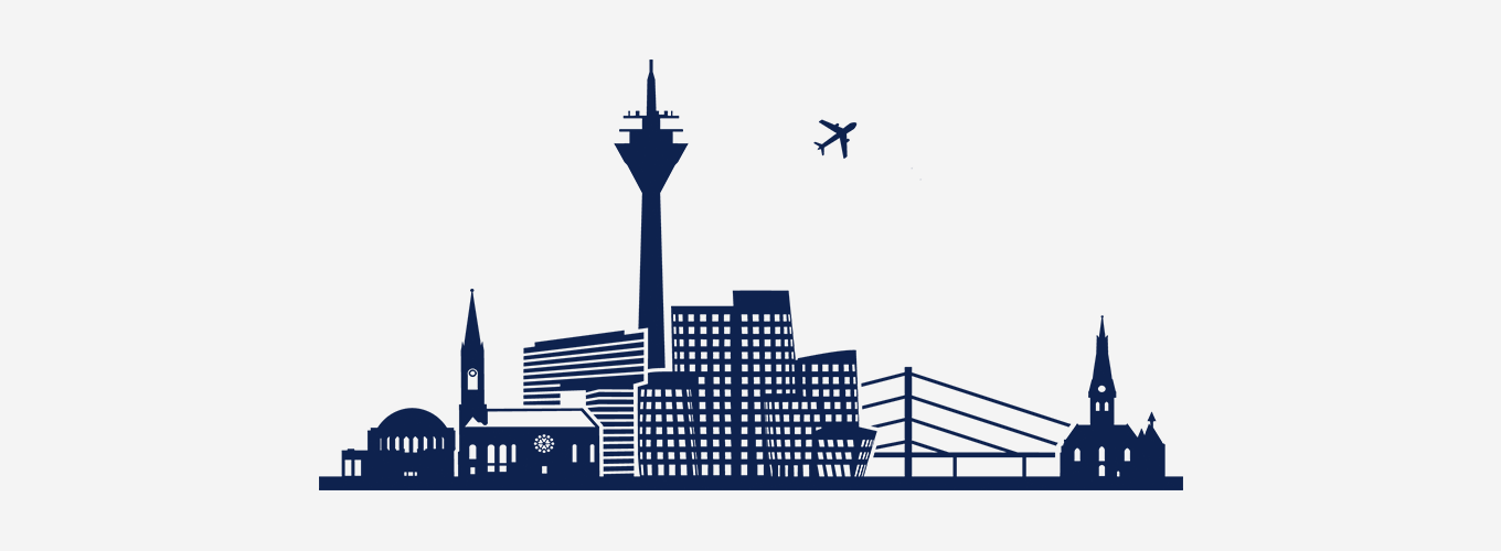 Panorama von Düsseldorf