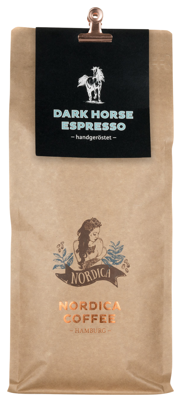 Bild: Nordica Coffee DARK HORSE ESPRESSO Kaffee 1000g