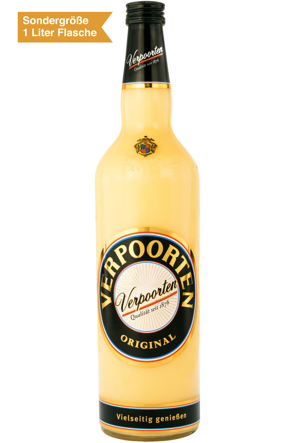 Bild: Verpoorten Original Eierlikör 1 Liter Flasche