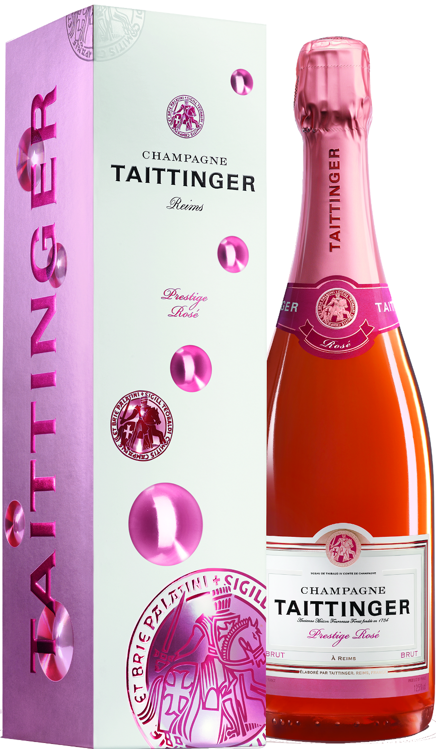 Bild: Taittinger "Prestige Rosé" Brut (in Geschenk-Packung) 0,75l