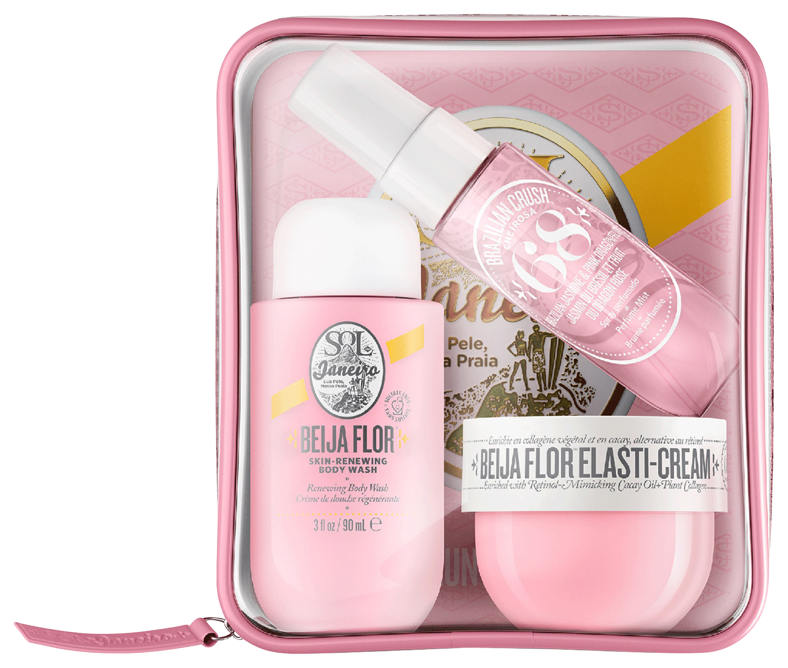 Drei Sol de Janeiro Produkte: Beija Flor Elasti-Cream, Cheirosa '68 Bodyspray und Beija Flor...