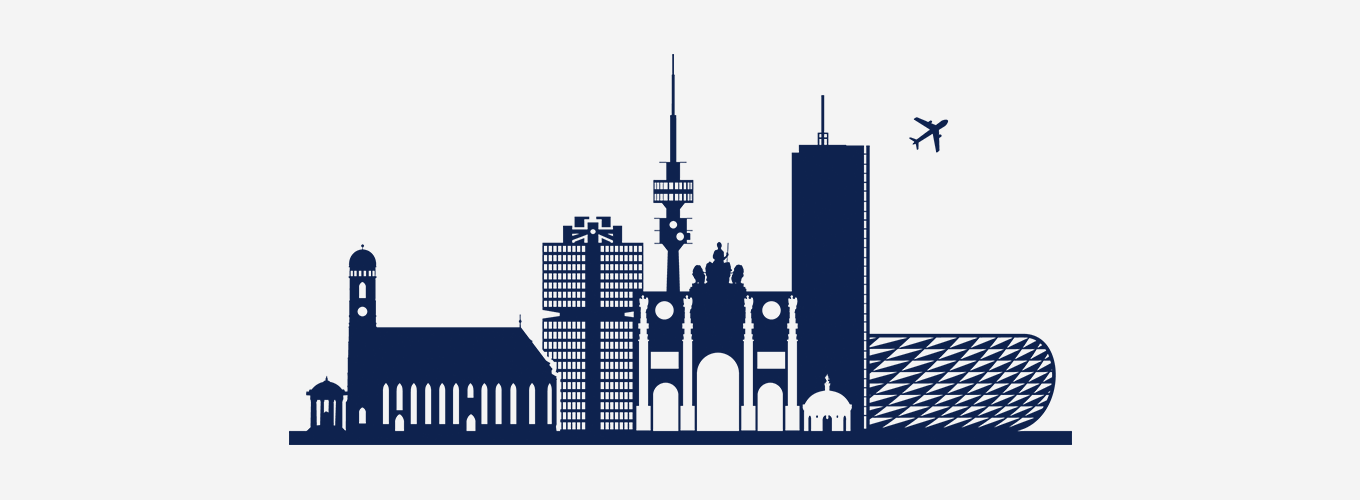 Panorama von München