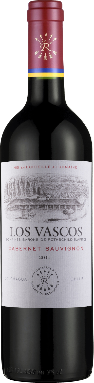 Eine Flasche Rotwein Los Vascos Domaines Baron de Rothschild, Cabernet Sauvignon, Chile, 0,75l