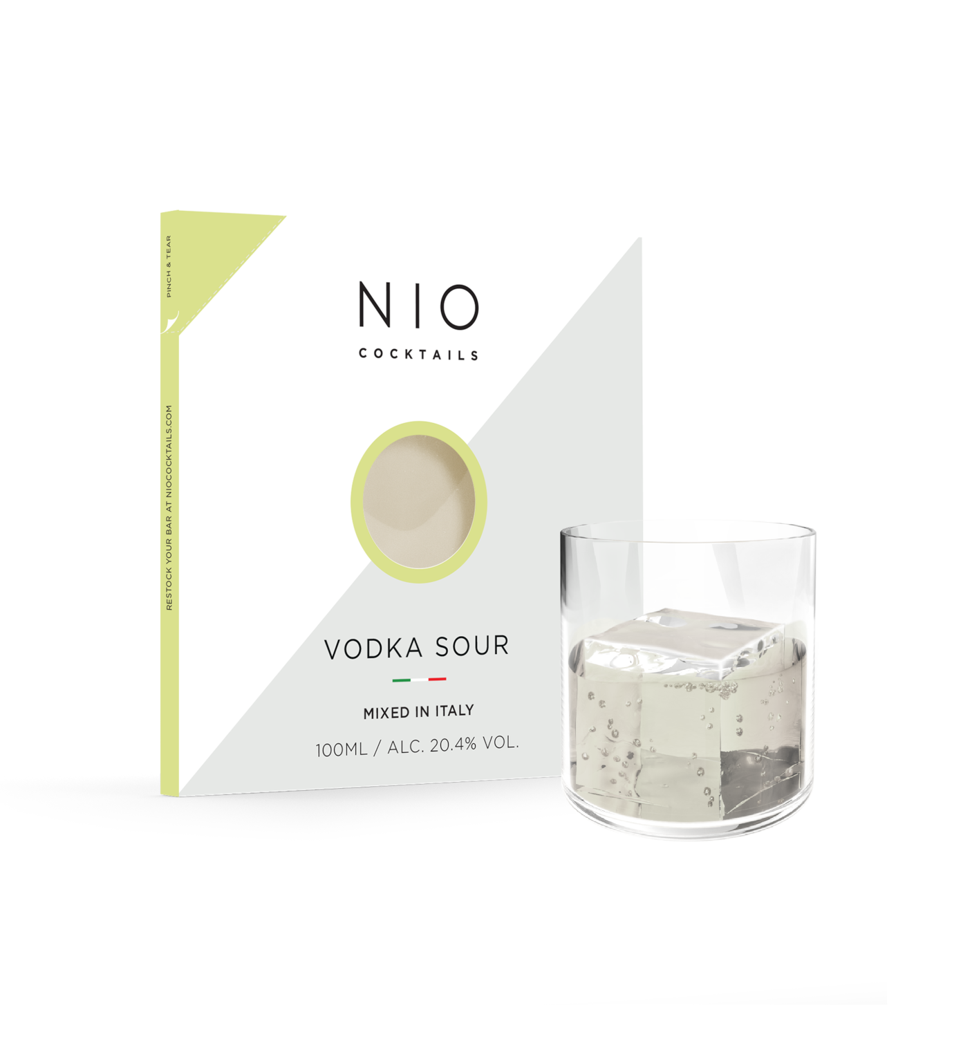 Bild: NIO Cocktails - Vodka Sour 0,1l - vorgemischter Cocktail