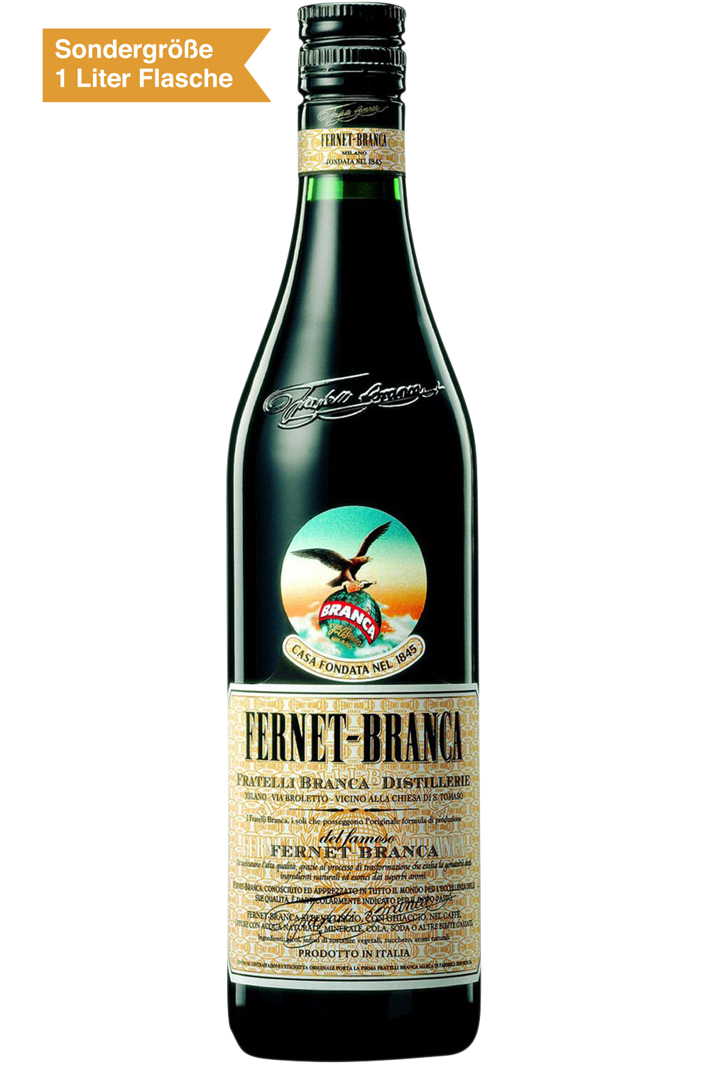 Bild: Fernet Branca Bitter 1 Liter Flasche