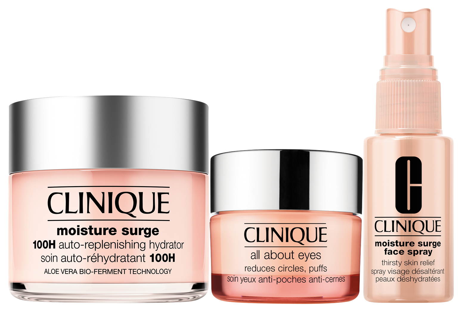 Bild: Clinique Moisture Surge Ultra Hydration Face Care Travel Retail Set
