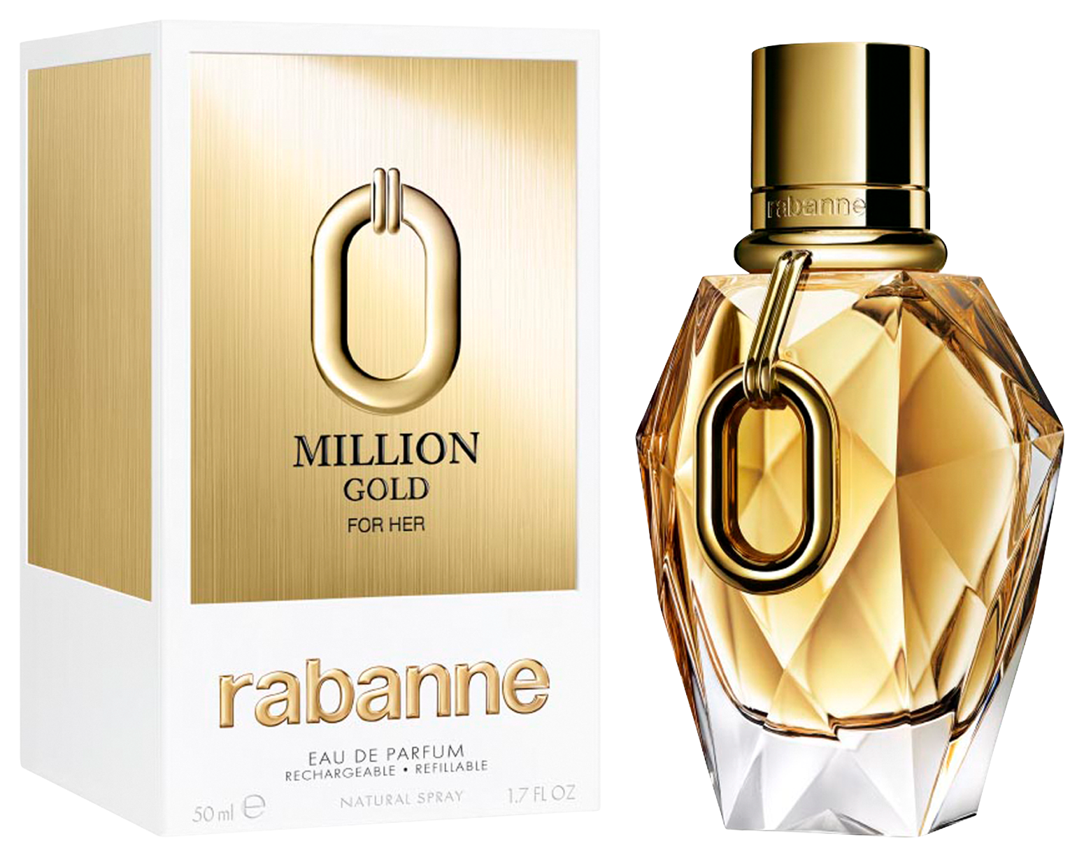 Bild: Rabanne Million Gold Eau de Parfum Refillable 50 ml