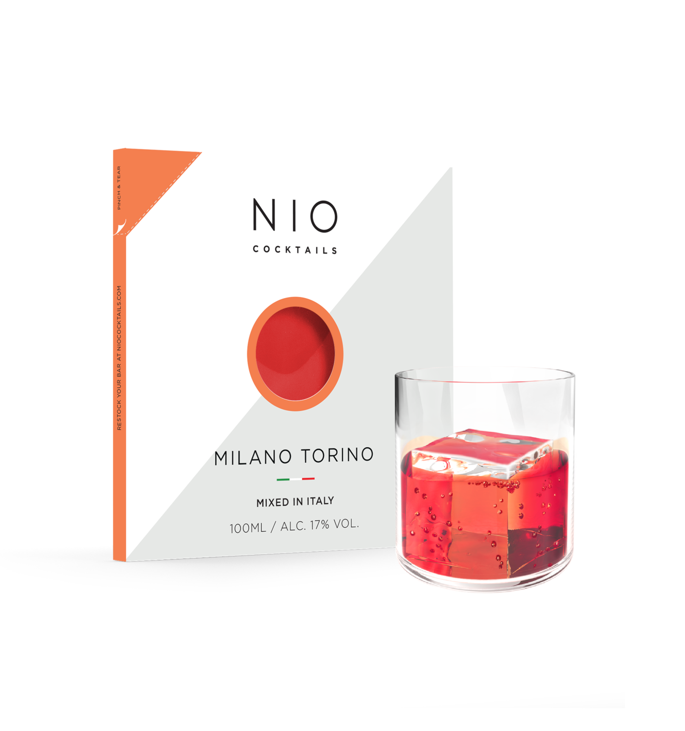 Bild: NIO Cocktails - Milano Torino 0,1l - vorgemischter Cocktail