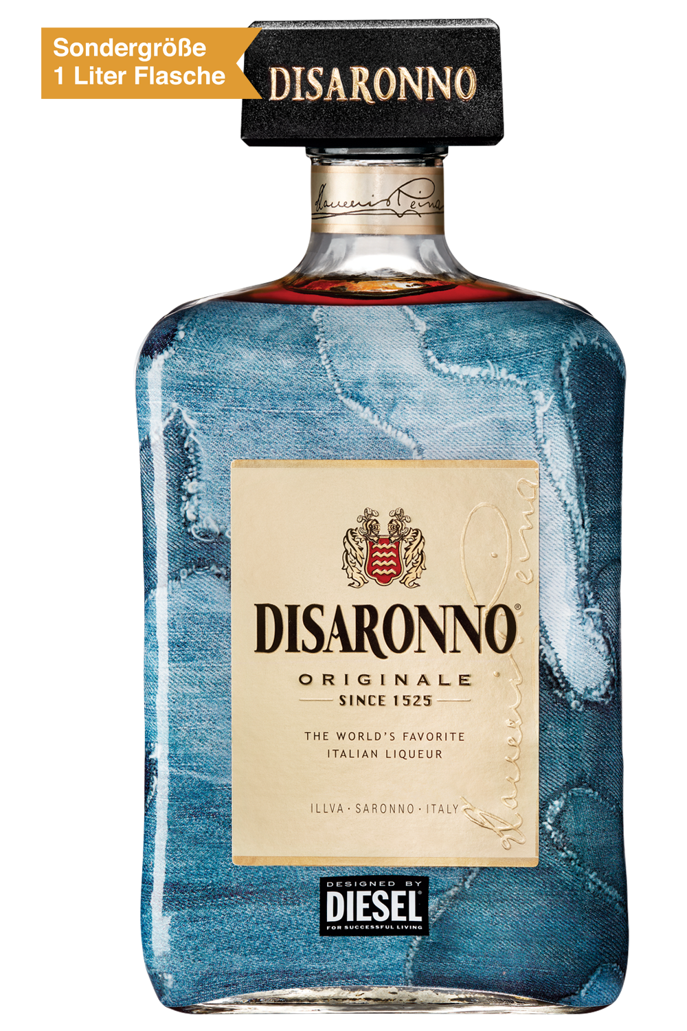 Bild: Disaronno Amaretto Likör 1 Liter Flasche