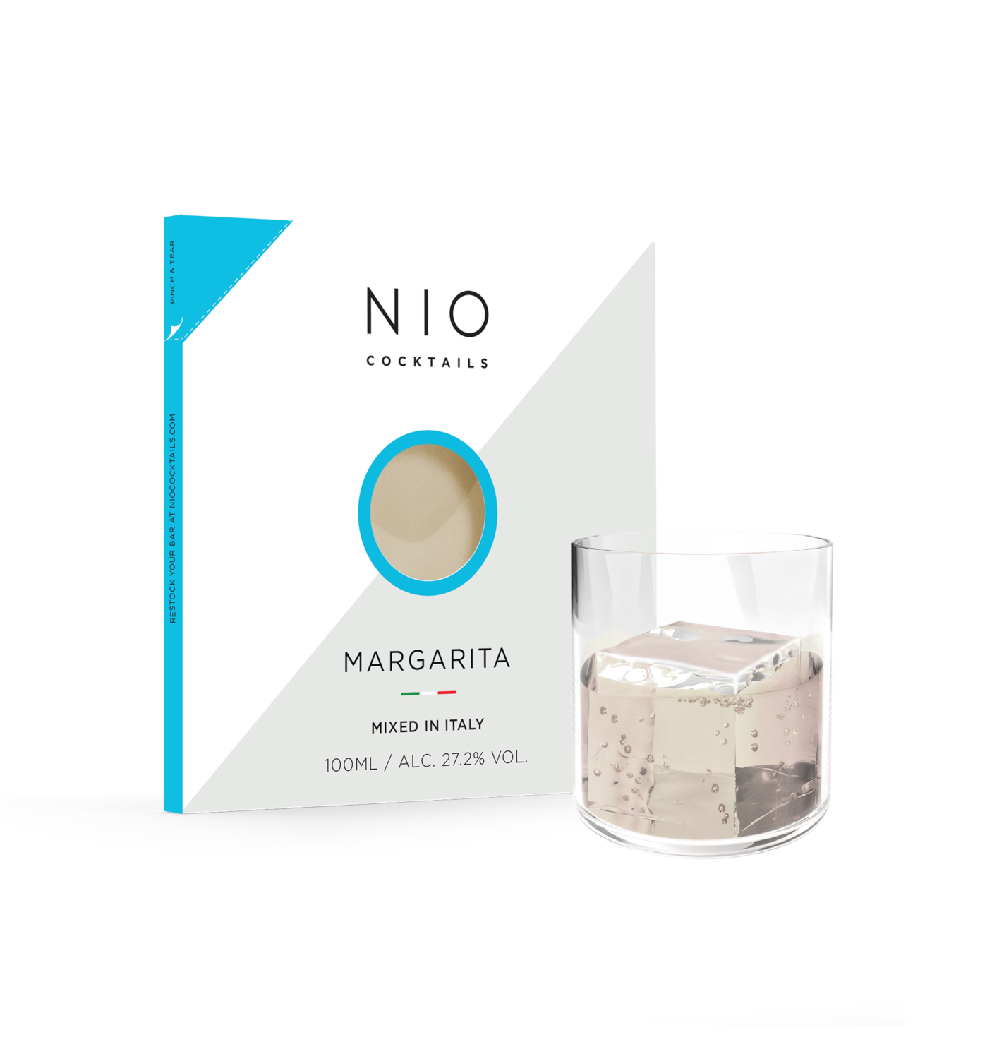 Bild: NIO Cocktails - Margarita 0,1l - fertig gemischter Cocktail