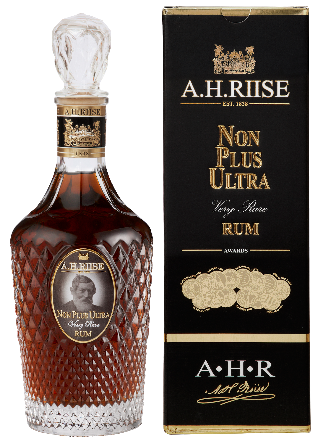 Bild: A.H. Riise Non Plus Ultra Rum (in Geschenk-Packung)